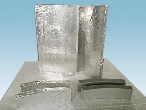 納米微孔絕熱板—覆鋁箔弧形板 